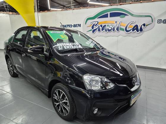TOYOTA ETIOS 1.5 PLATINUM SEDAN 16V FLEX 4P AUTOMÁTICO TOYOTA ETIOS 1.5 PLATINUM SEDAN 16V FLEX 4P AUTOMÁTICO